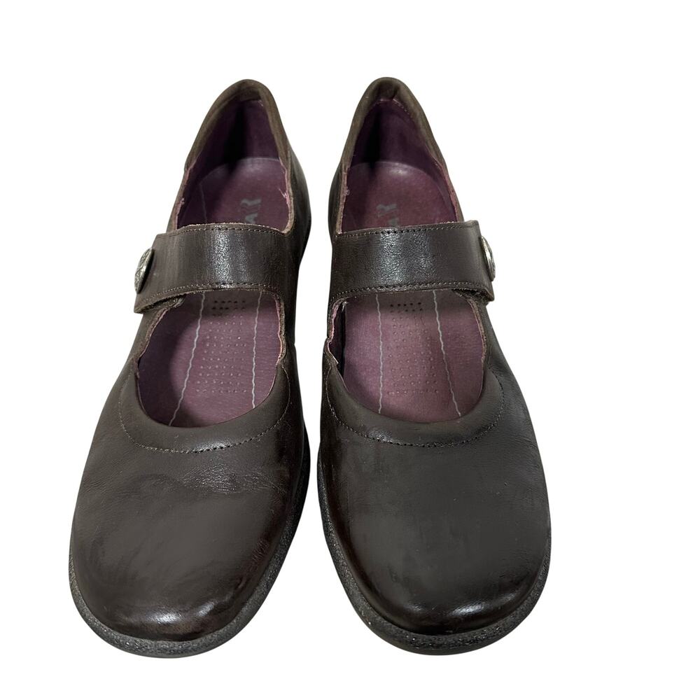 Romika Leather Mary Jane Heels Women’s US 9 EU 40 Brown Comfort Shoes Hungary